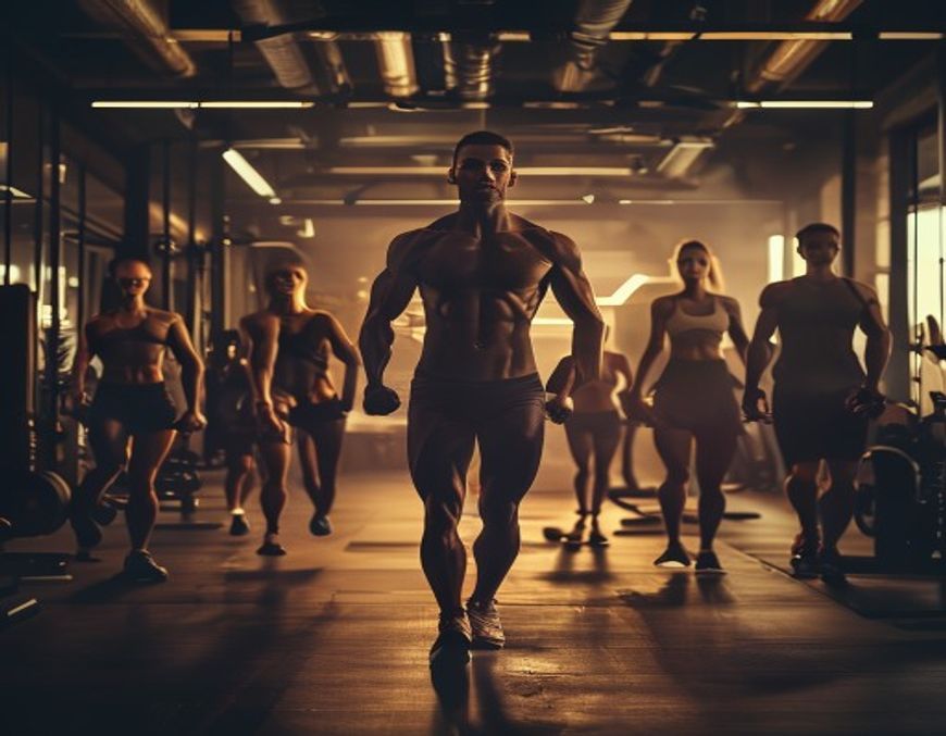 Members training together at Empire of Fitness